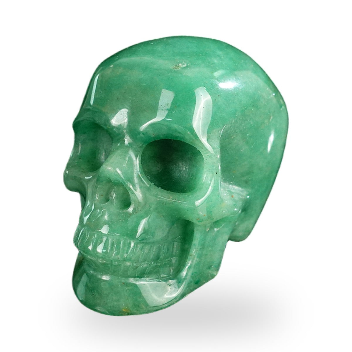 Green Aventurine crystal skull 2.2" SKH20GA09 photo 8
