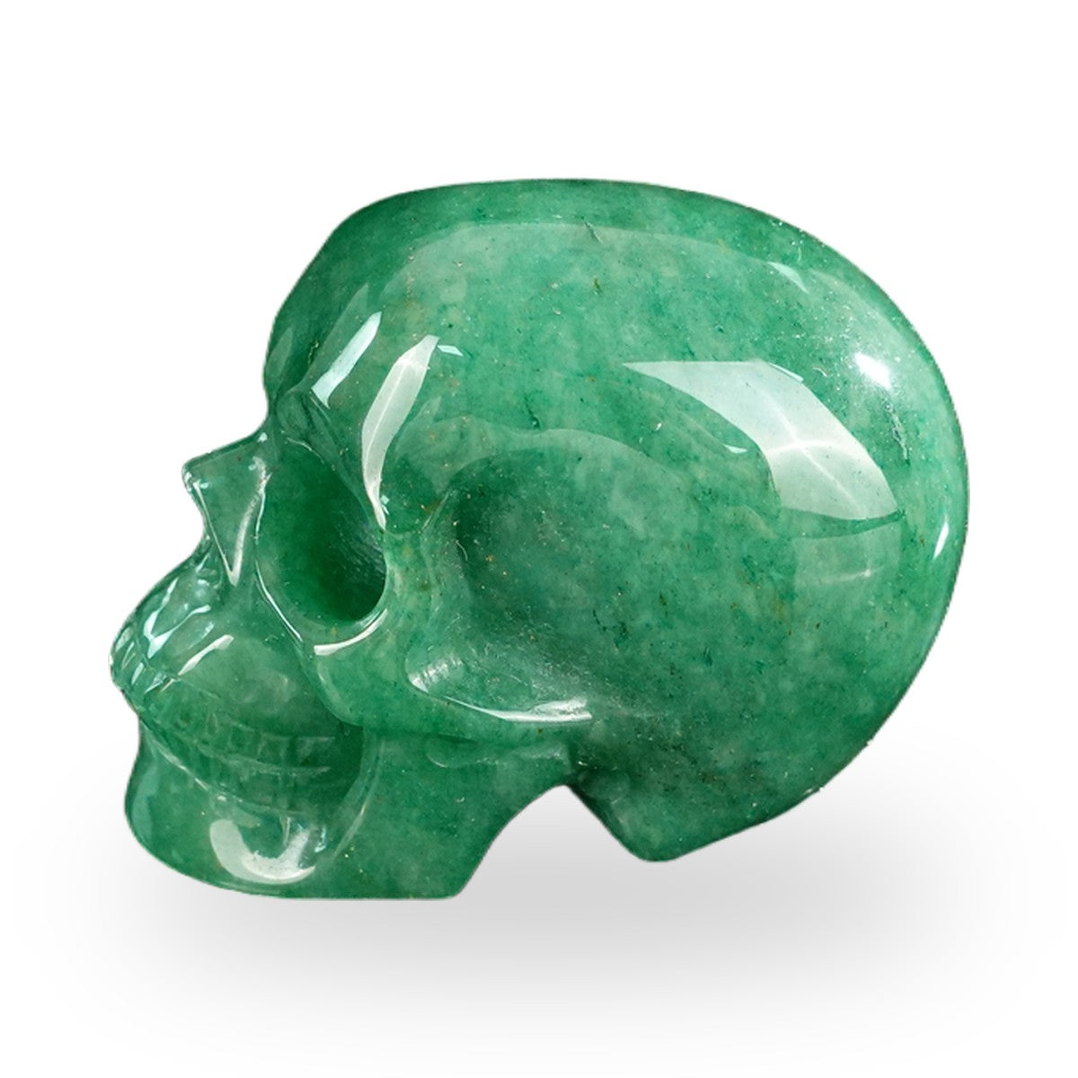 Green Aventurine crystal skull 2.2" SKH20GA10 photo 6