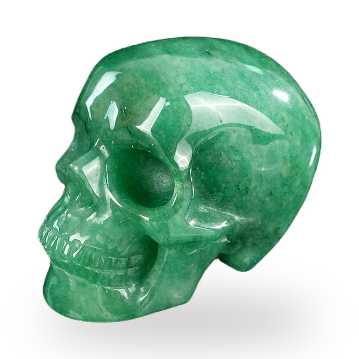 Green Aventurine crystal skull 2.2" SKH20GA10 photo 7