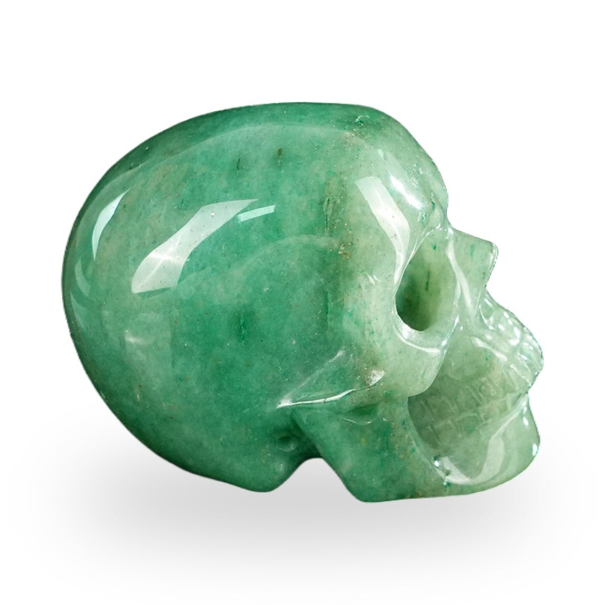 Green Aventurine crystal skull 2.2" SKH20GA11 photo 5