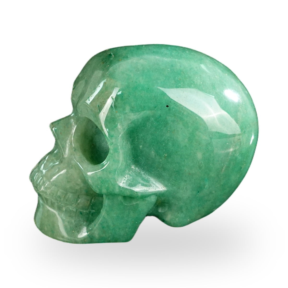 Green Aventurine crystal skull 2.2" SKH20GA11 photo 6