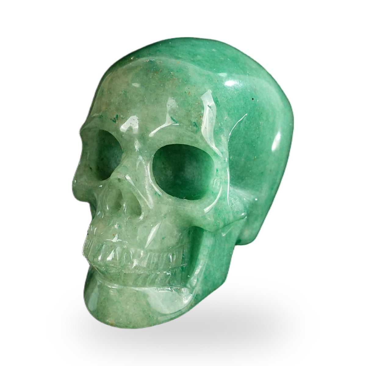 Green Aventurine crystal skull 2.2" SKH20GA11 photo 8
