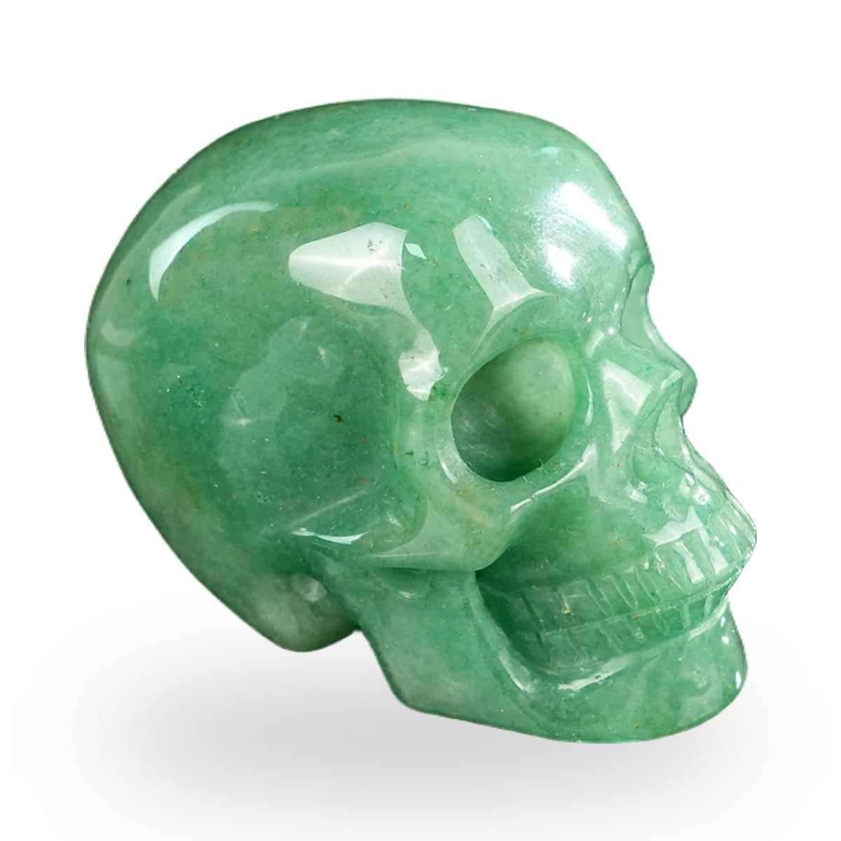 Green Aventurine crystal skull 2.2" SKH20GA12 photo 4
