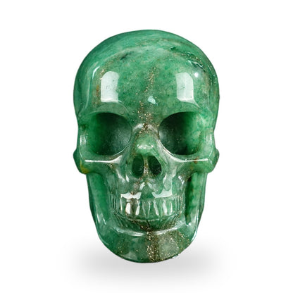 Green Aventurine crystal skull 2.2" SKH20GA13 photo 1