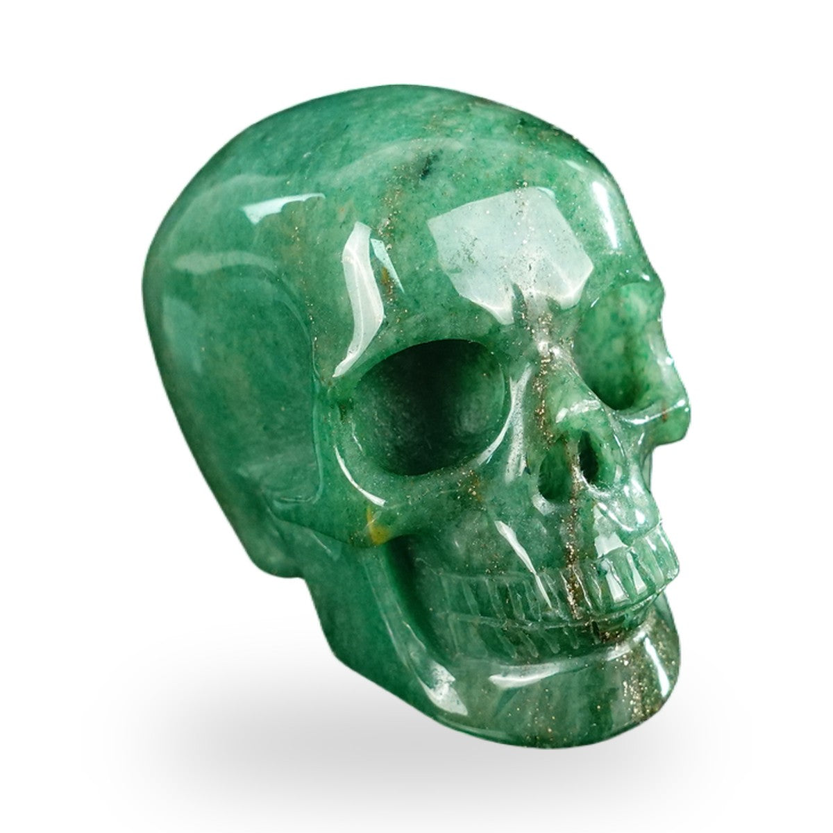Green Aventurine crystal skull 2.2" SKH20GA13 photo 3