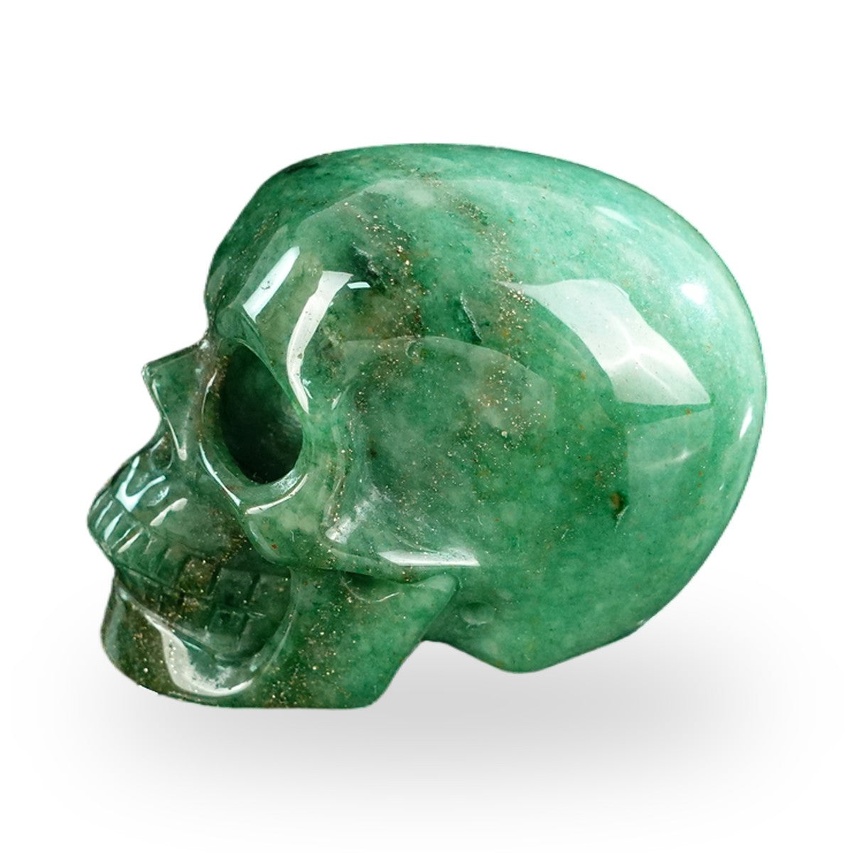 Green Aventurine crystal skull 2.2" SKH20GA13 photo 6