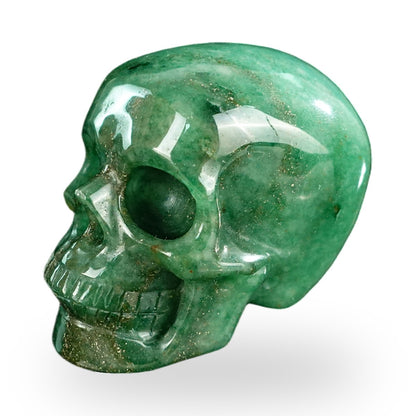 Green Aventurine crystal skull 2.2" SKH20GA13 photo 7