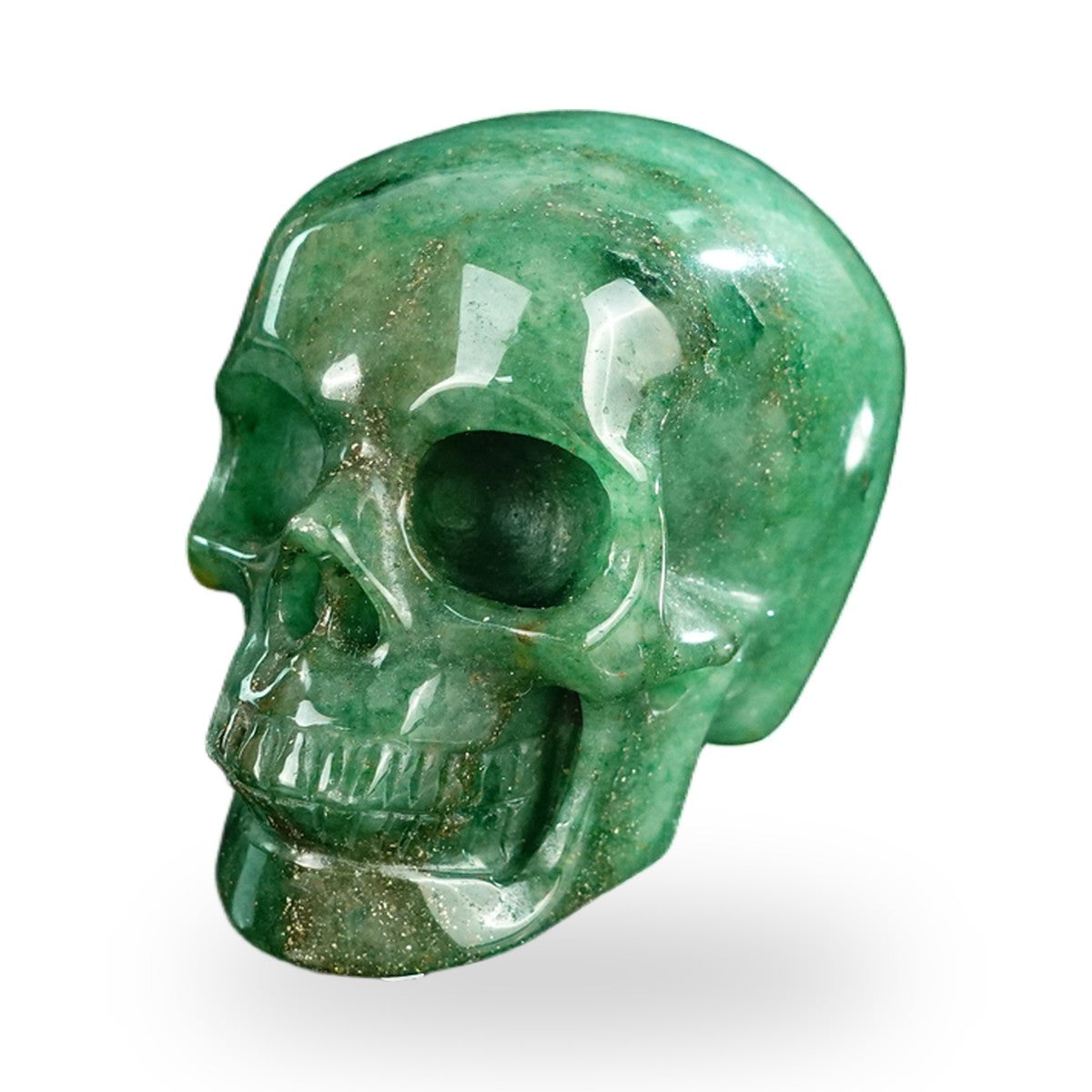 Green Aventurine crystal skull 2.2" SKH20GA13 photo 8