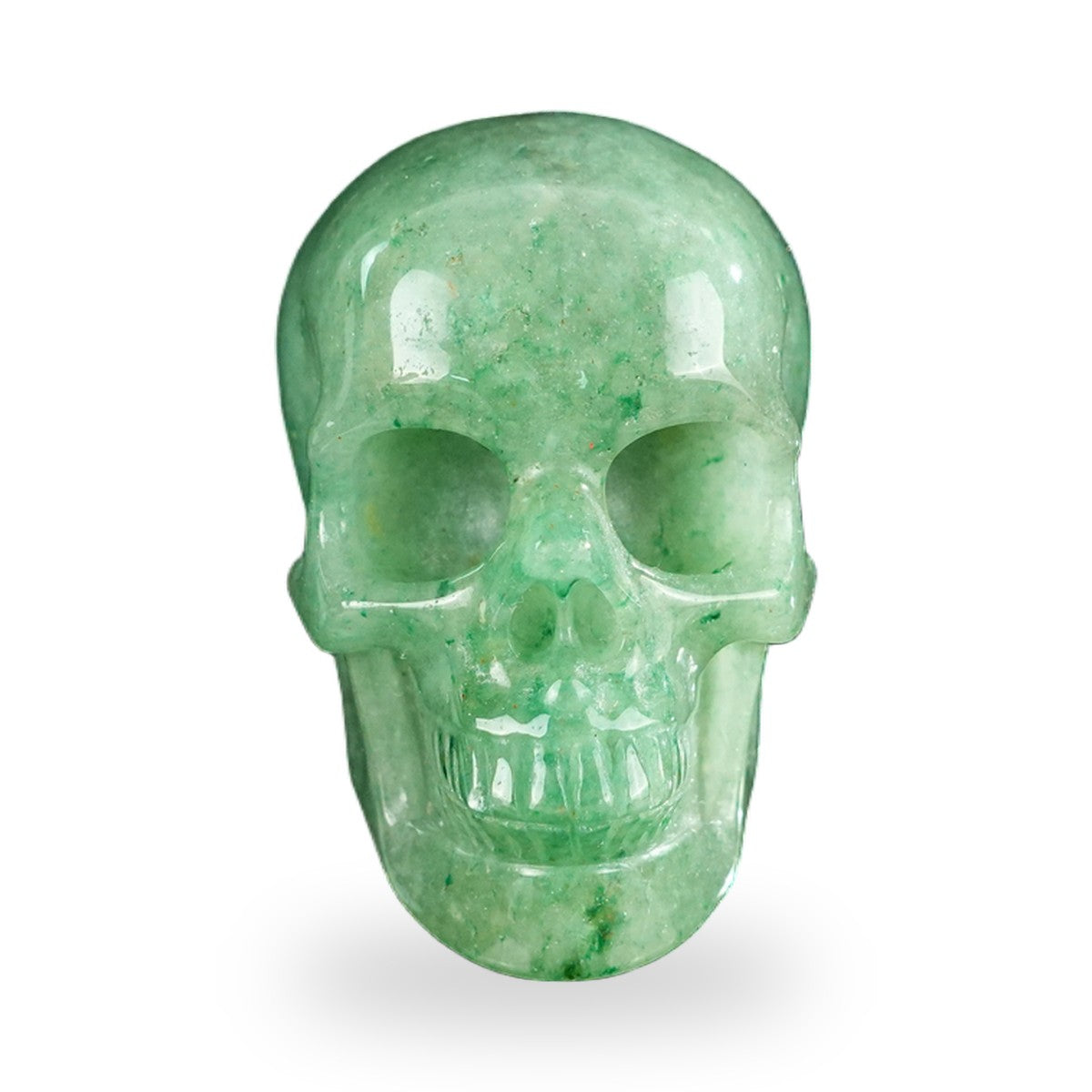Green Aventurine crystal skull 2.2" SKH20GA14 photo 1