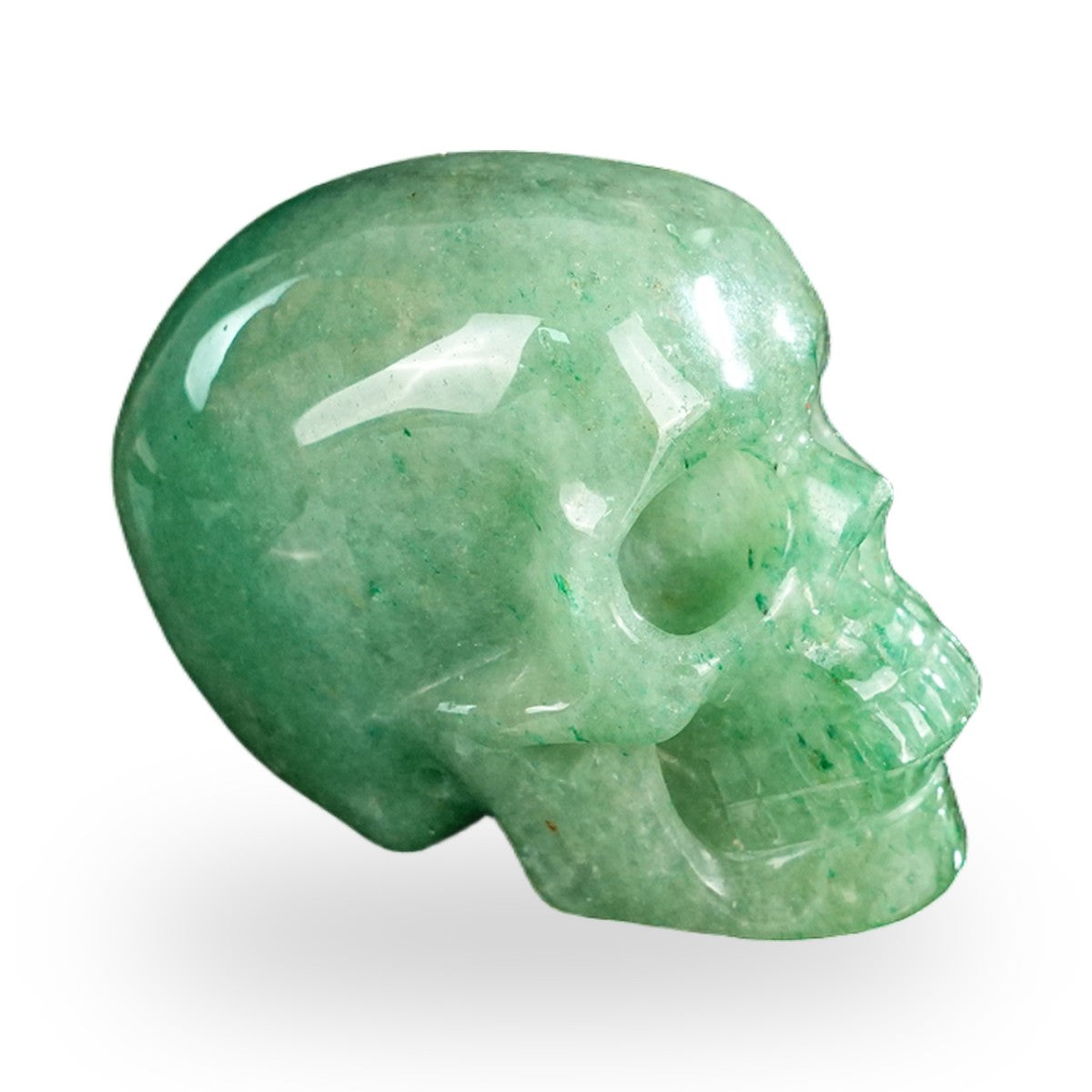 Green Aventurine crystal skull 2.2" SKH20GA14 photo 4