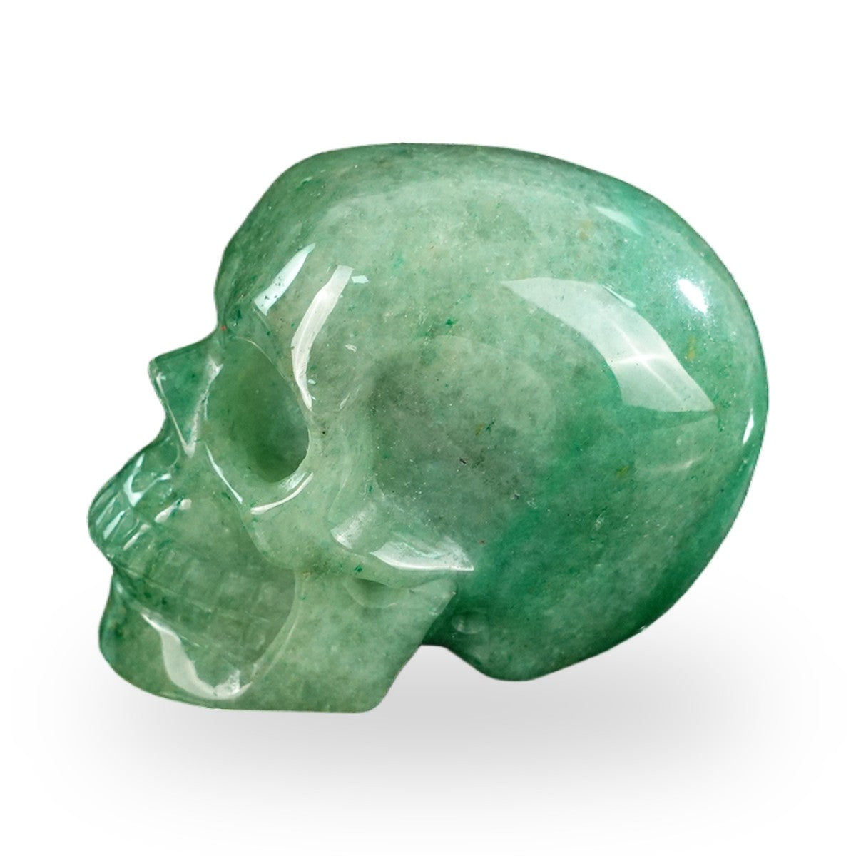 Green Aventurine crystal skull 2.2" SKH20GA14 photo 6
