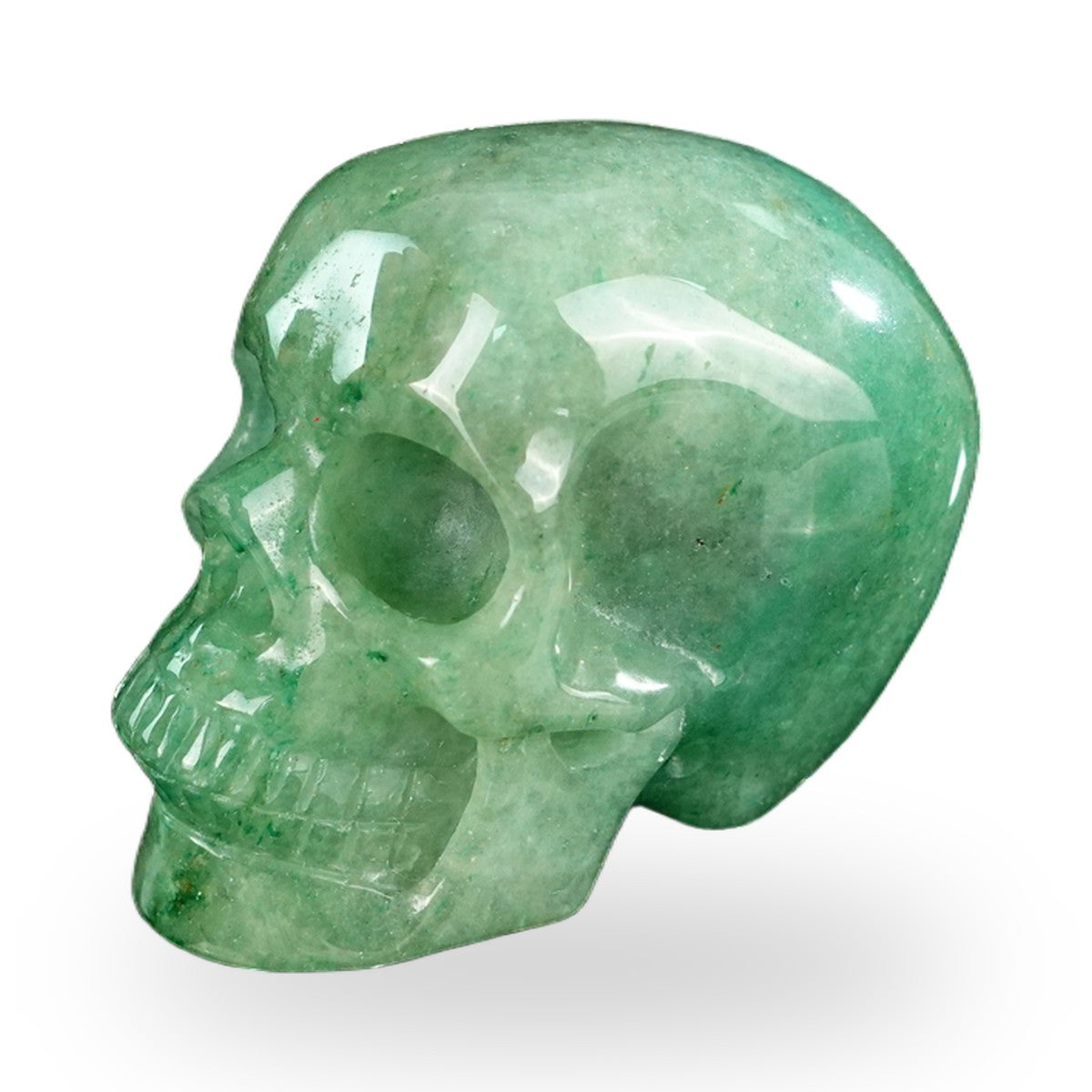 Green Aventurine crystal skull 2.2" SKH20GA14 photo 7