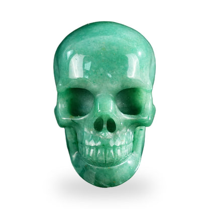 Green Aventurine crystal skull 3" SKH30GA02 photo 1