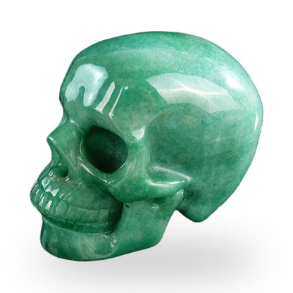 Green Aventurine crystal skull 3" SKH30GA02 photo 7