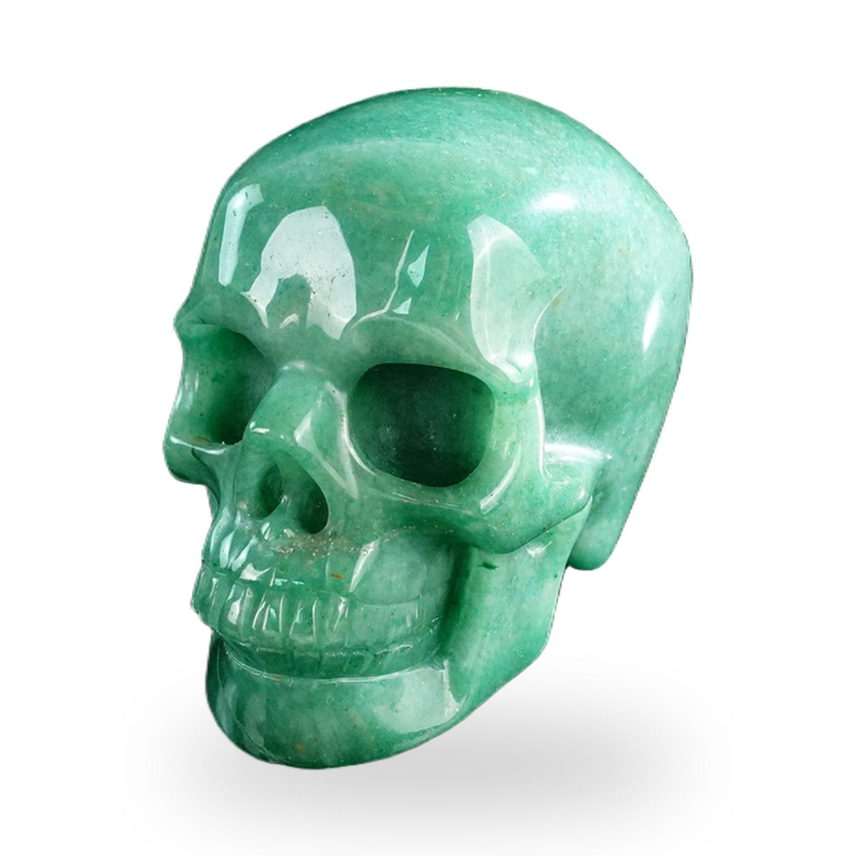 Green Aventurine crystal skull 3" SKH30GA02 photo 8