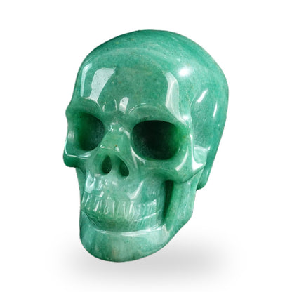 Green Aventurine crystal skull 3" SKH30GA03 photo 2