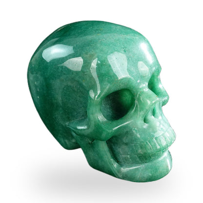 Green Aventurine crystal skull 3" SKH30GA03 photo 4