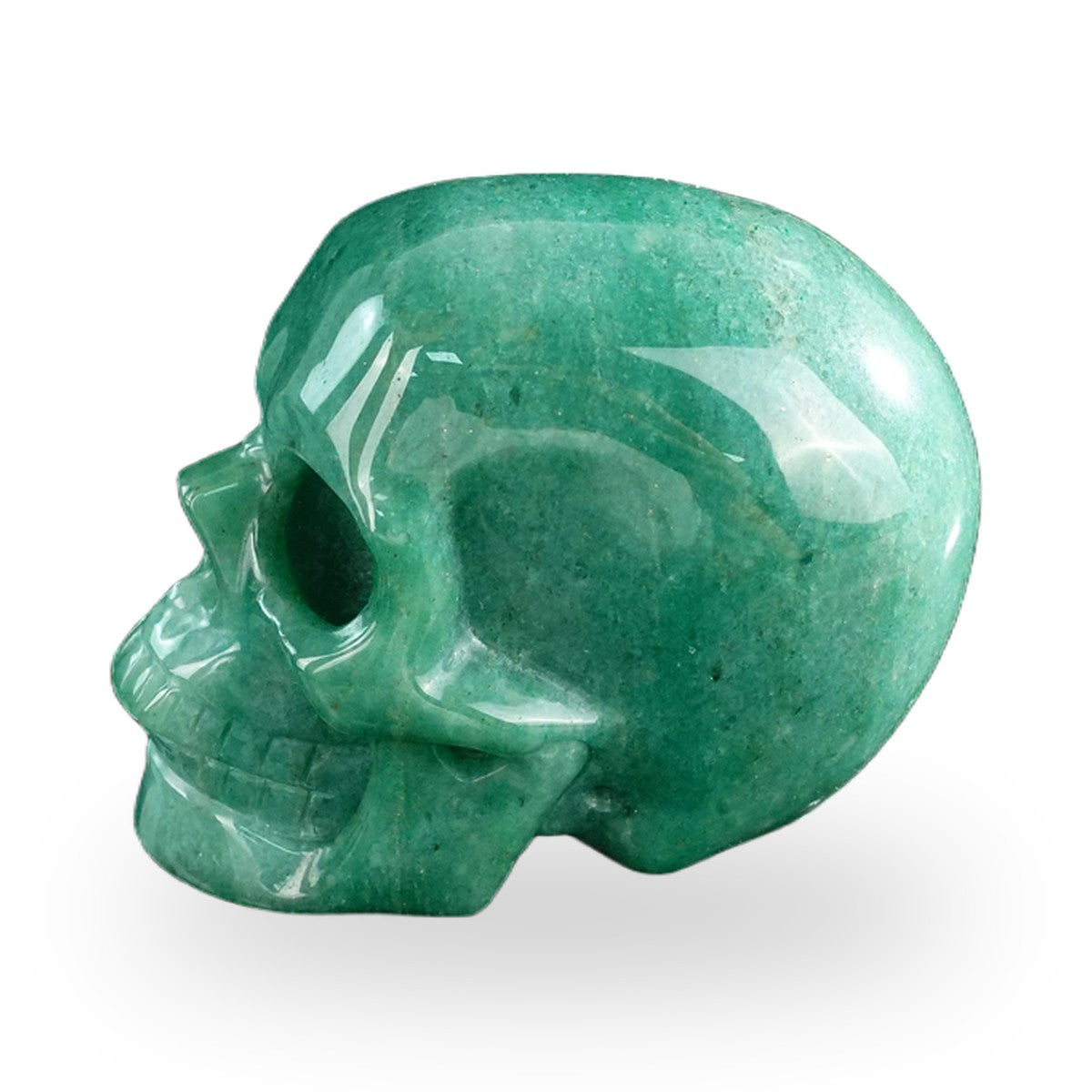 Green Aventurine crystal skull 3" SKH30GA03 photo 6