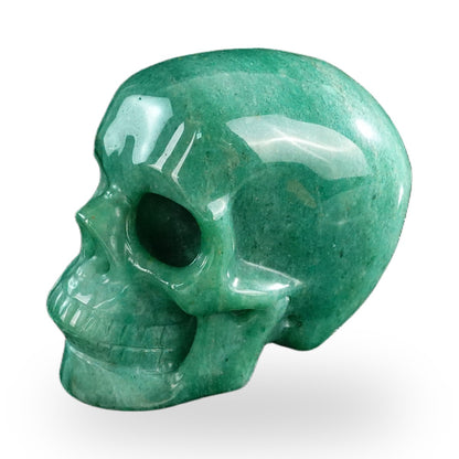 Green Aventurine crystal skull 3" SKH30GA03 photo 7