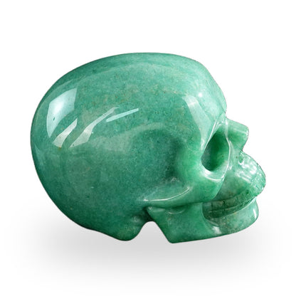 Green Aventurine crystal skull 3" SKH30GA04 photo 4