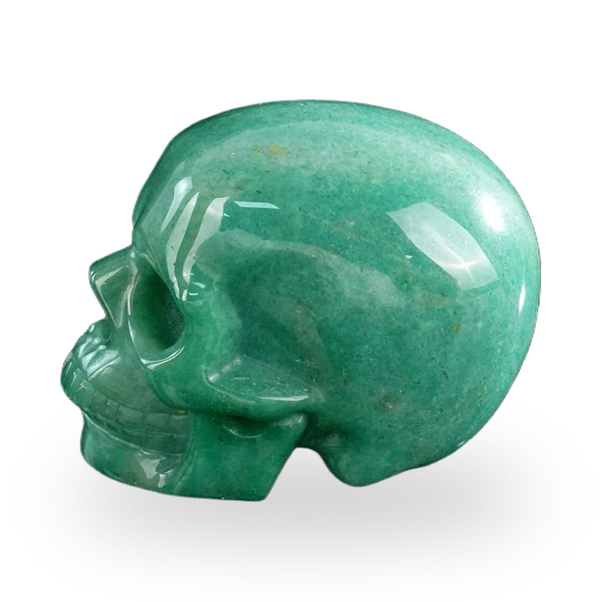 Green Aventurine crystal skull 3" SKH30GA04 photo 5