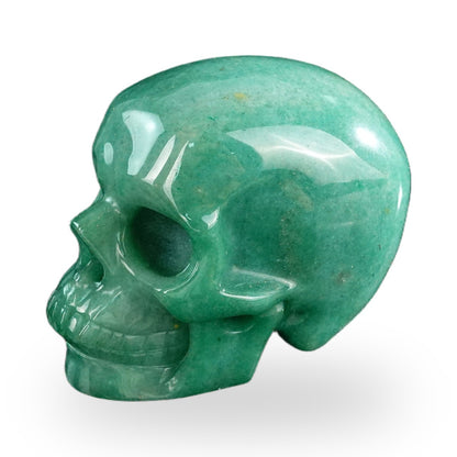 Green Aventurine crystal skull 3" SKH30GA04 photo 6