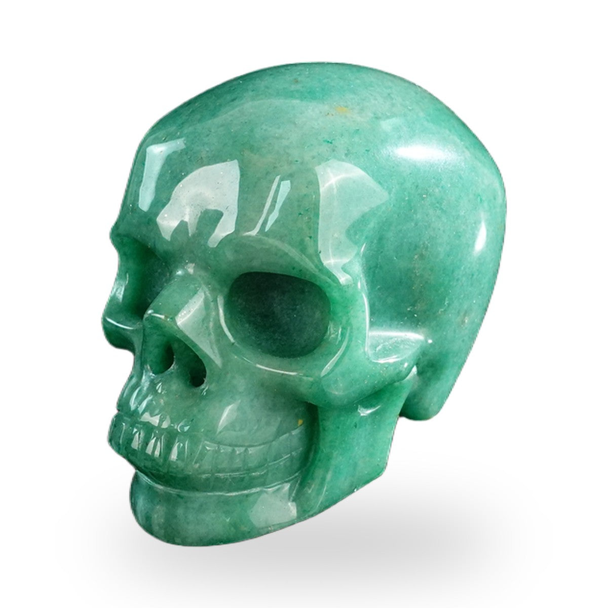 Green Aventurine crystal skull 3" SKH30GA04 photo 7