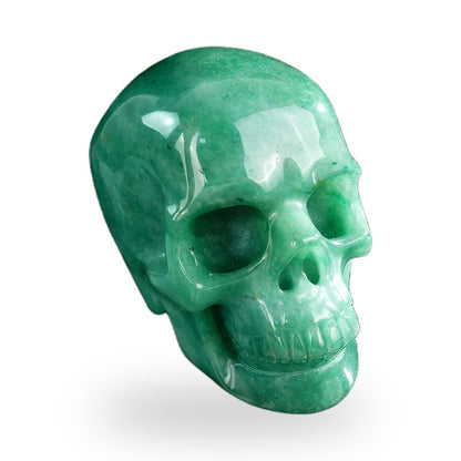 Green Aventurine crystal skull 3" SKH30GA05 photo 2
