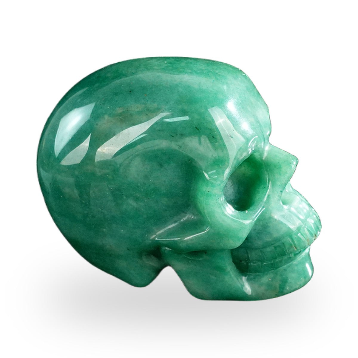 Green Aventurine crystal skull 3" SKH30GA05 photo 4