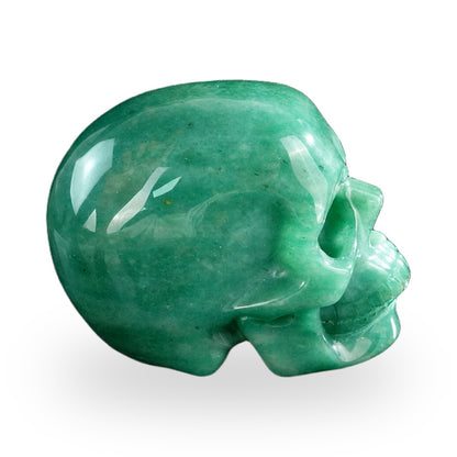 Green Aventurine crystal skull 3" SKH30GA05 photo 5