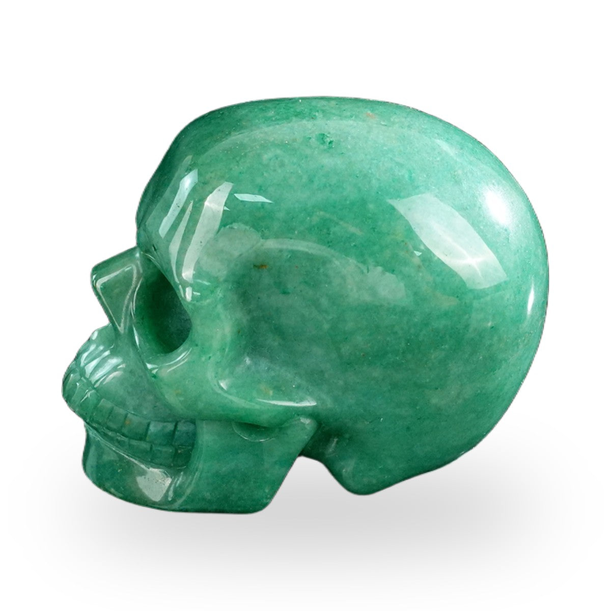Green Aventurine crystal skull 3" SKH30GA05 photo 6