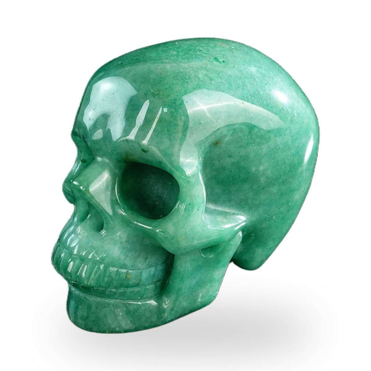 Green Aventurine crystal skull 3" SKH30GA05 photo 8