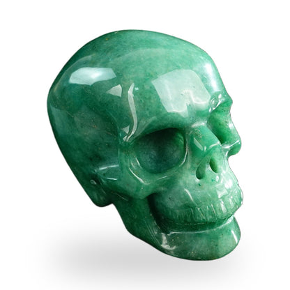 Green Aventurine crystal skull 3" SKH30GA06 photo 3
