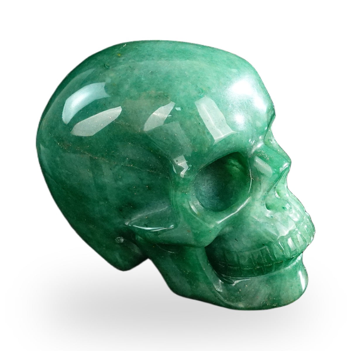 Green Aventurine crystal skull 3" SKH30GA06 photo 4