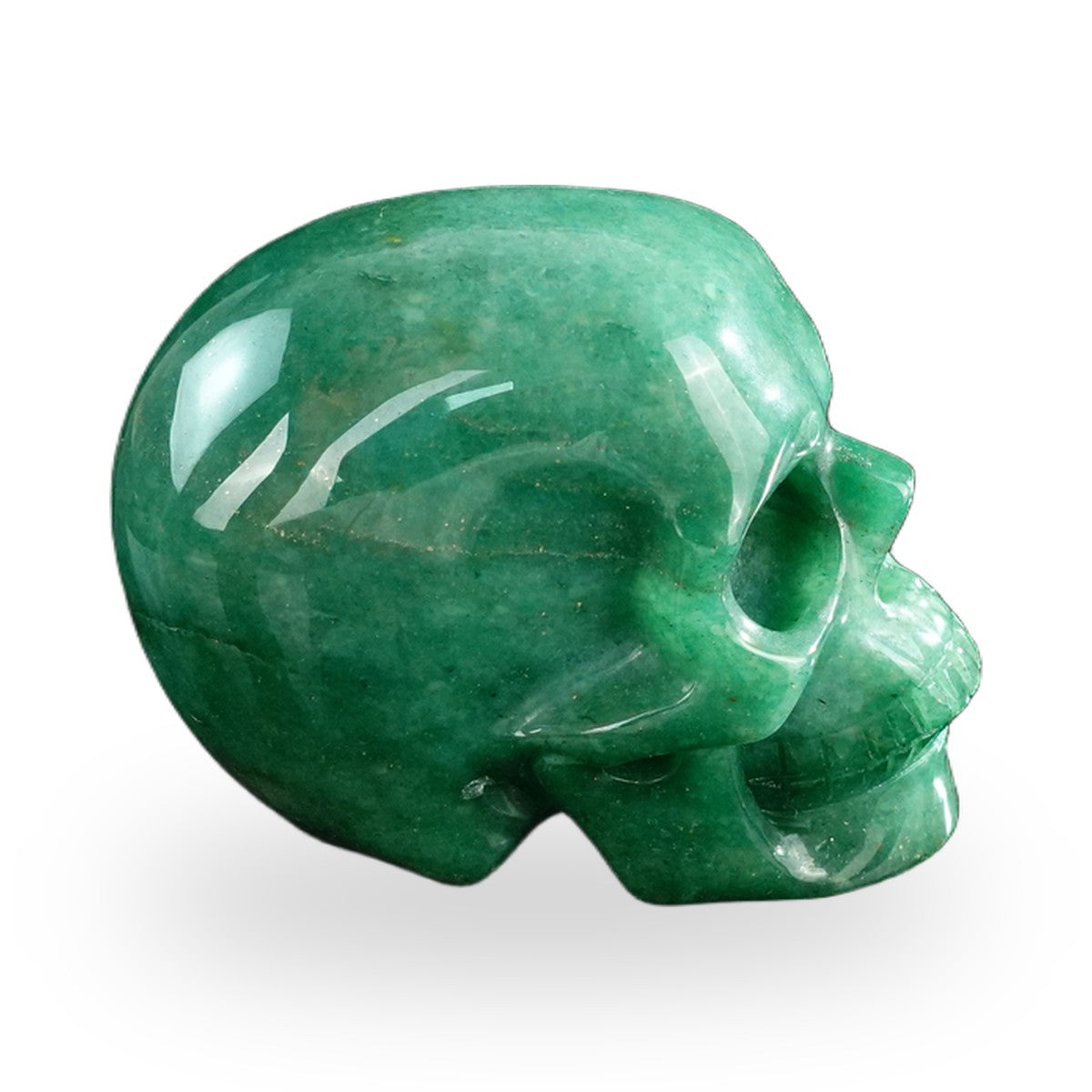 Green Aventurine crystal skull 3" SKH30GA06 photo 5