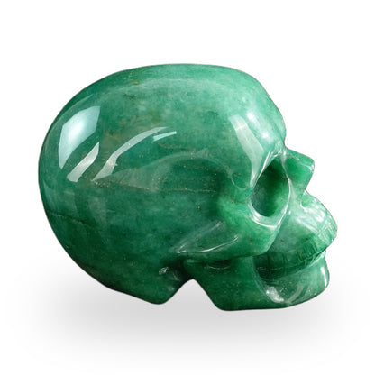 Green Aventurine crystal skull 3" SKH30GA06 photo 5