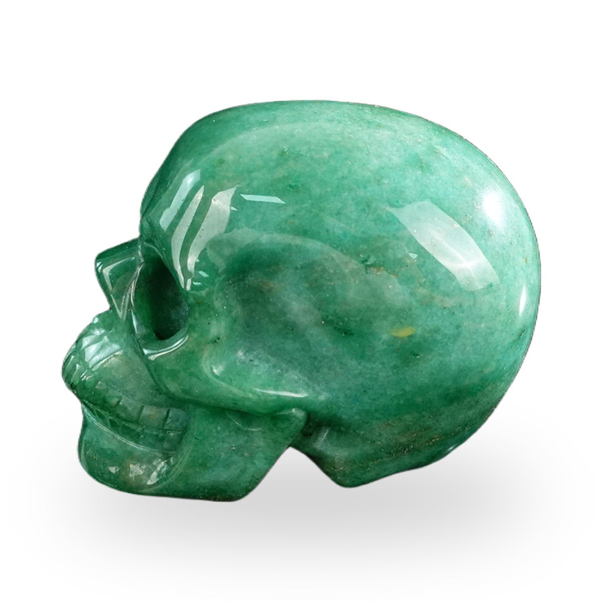 Green Aventurine crystal skull 3" SKH30GA06 photo 6