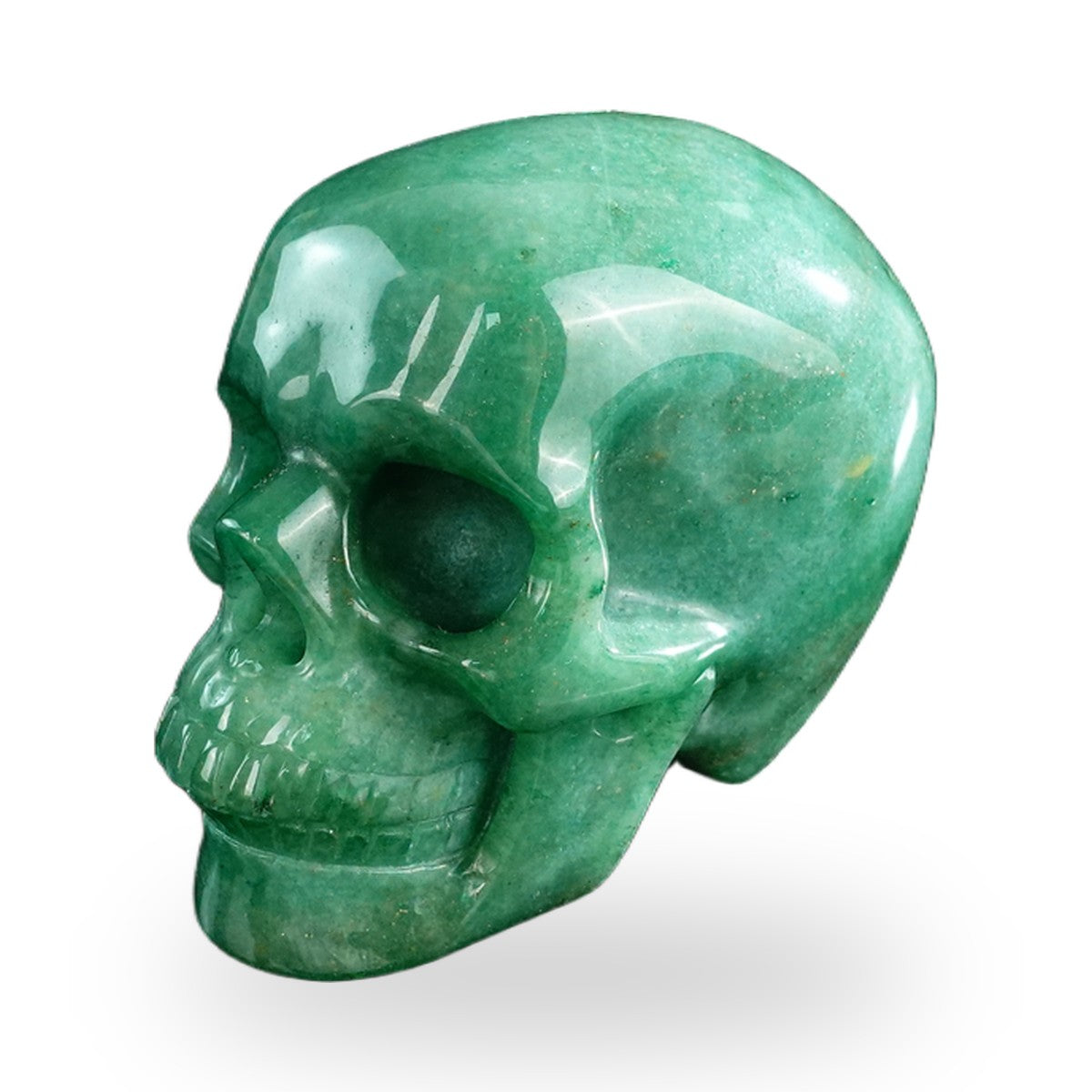 Green Aventurine crystal skull 3" SKH30GA06 photo 7