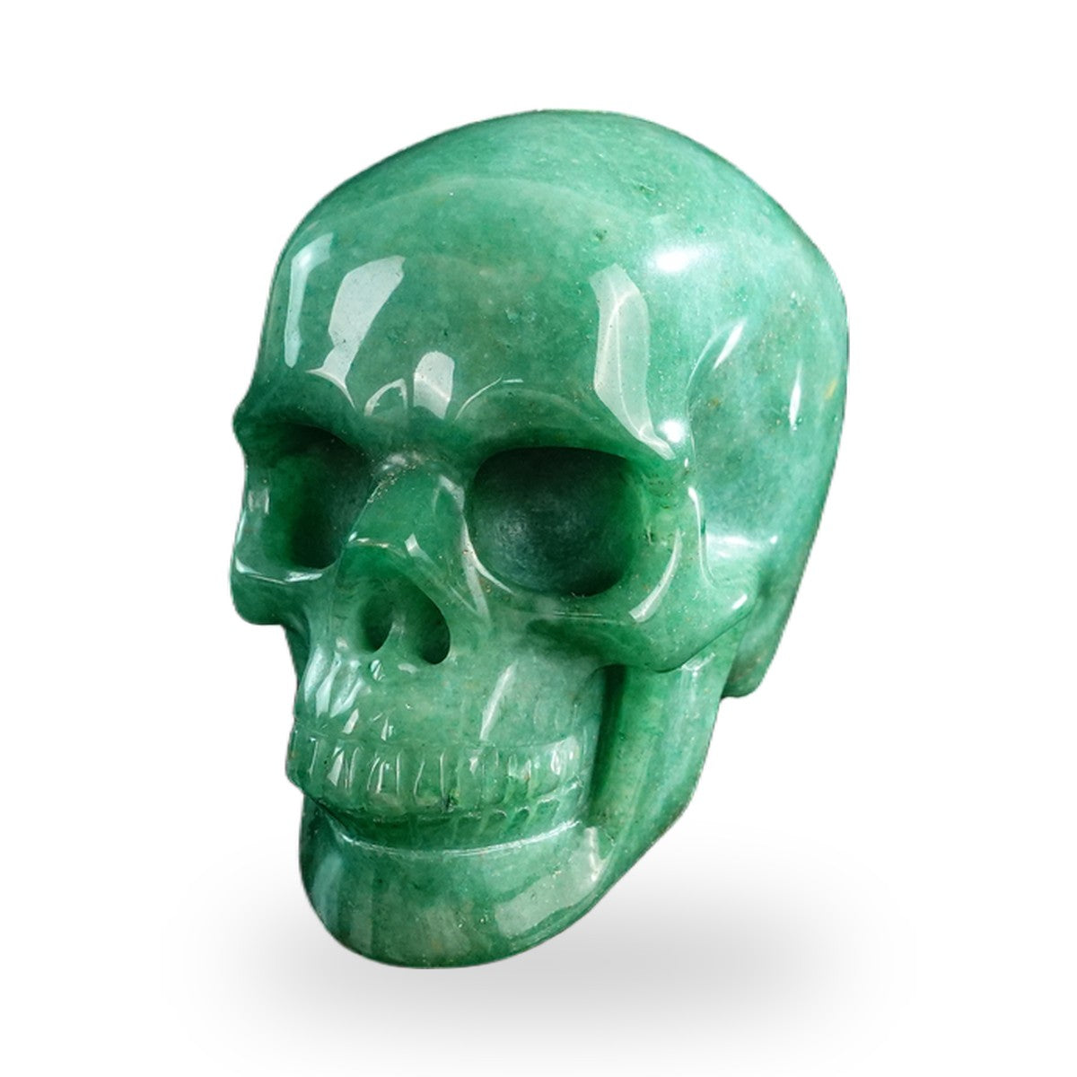 Green Aventurine crystal skull 3" SKH30GA06 photo 8