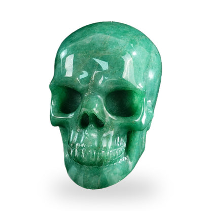 Green Aventurine crystal skull 3" SKH30GA07 photo 2