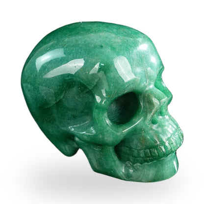 Green Aventurine crystal skull 3" SKH30GA07 photo 4