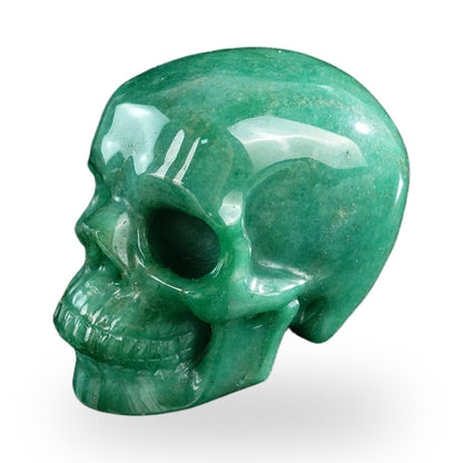 Green Aventurine crystal skull 3" SKH30GA07 photo 7