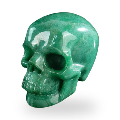 Green Aventurine crystal skull 3" SKH30GA07 photo 8