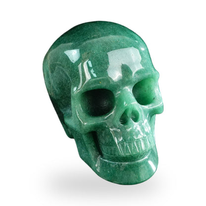 Green Aventurine crystal skull 3" SKH30GA08 photo 2