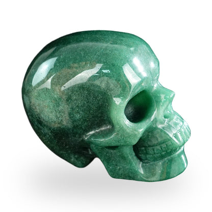 Green Aventurine crystal skull 3" SKH30GA08 photo 4