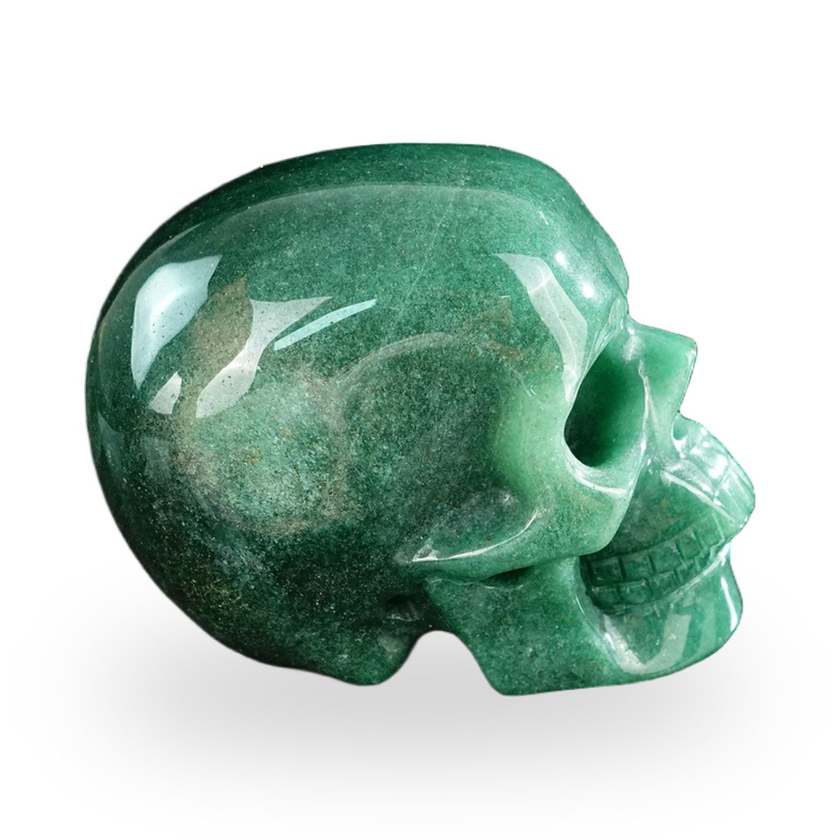 Green Aventurine crystal skull 3" SKH30GA08 photo 5