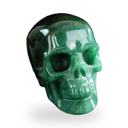 Green Aventurine crystal skull 3" SKH30GA09 photo 2