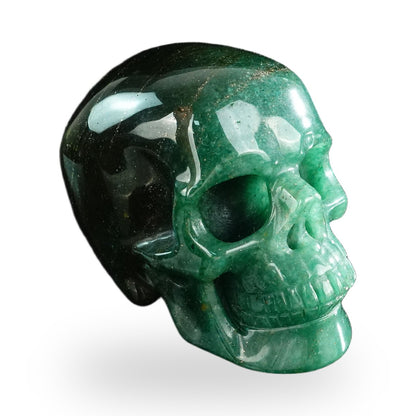 Green Aventurine crystal skull 3" SKH30GA09 photo 3