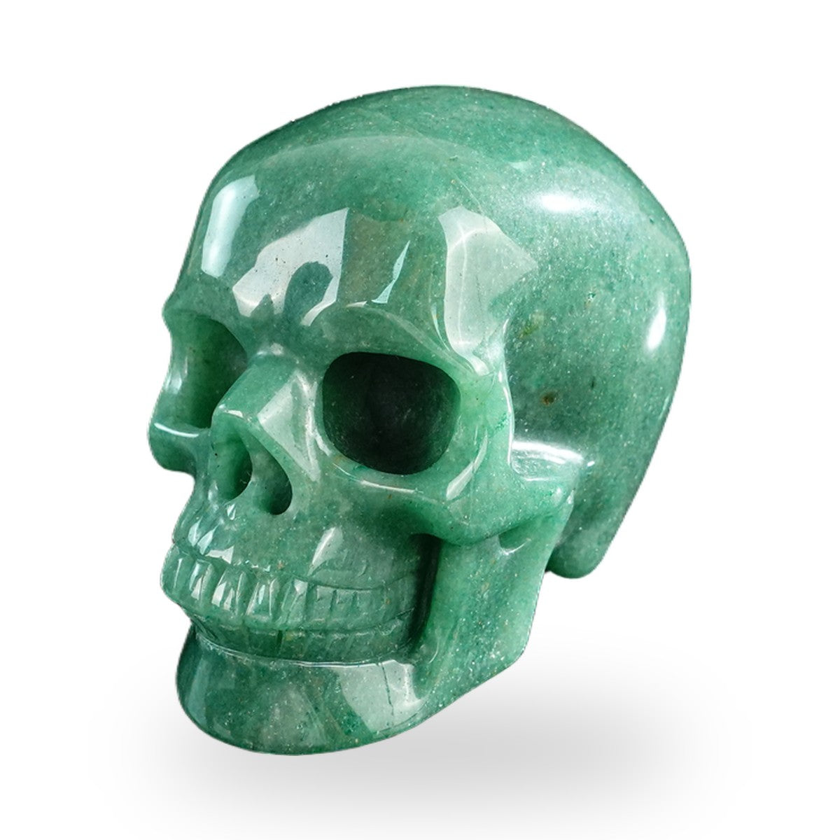 Green Aventurine crystal skull 3" SKH30GA10 photo 2