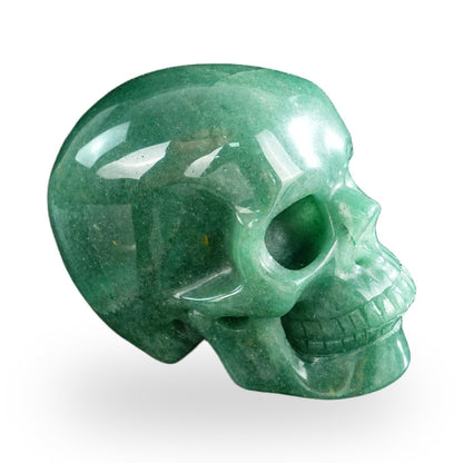Green Aventurine crystal skull 3" SKH30GA10 photo 5